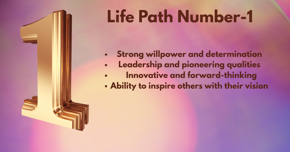 Life Path Number 1