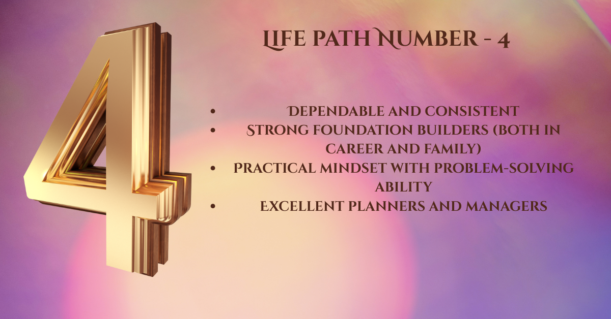 Life Path Number 4