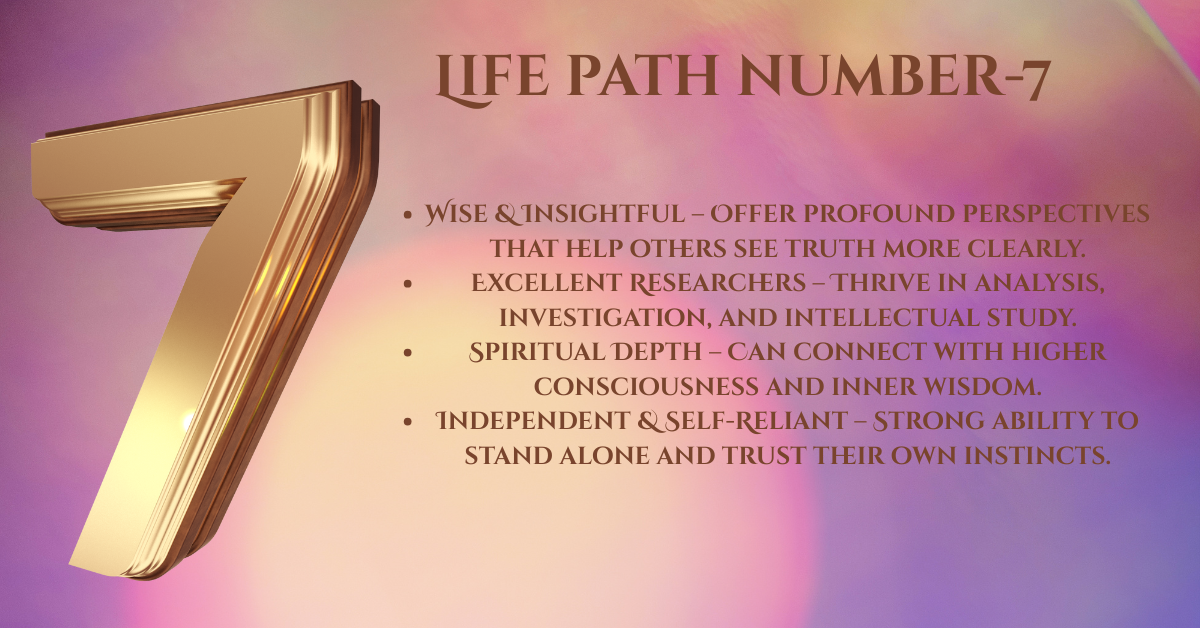 Life Path Number 7